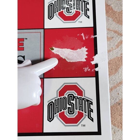 Vintage Ohio State College Checkers Classic Rival Edition USA Made! #A93 - Picture 4 of 9
